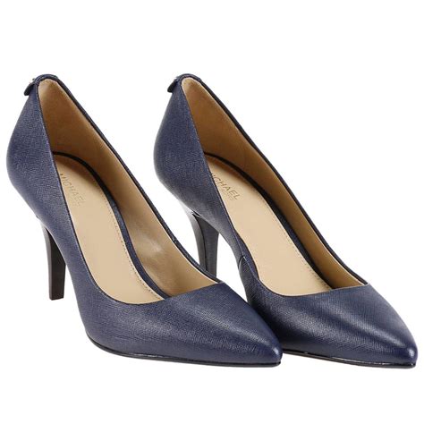 michael kors shoes navy blue|michael kors navy blue pumps.